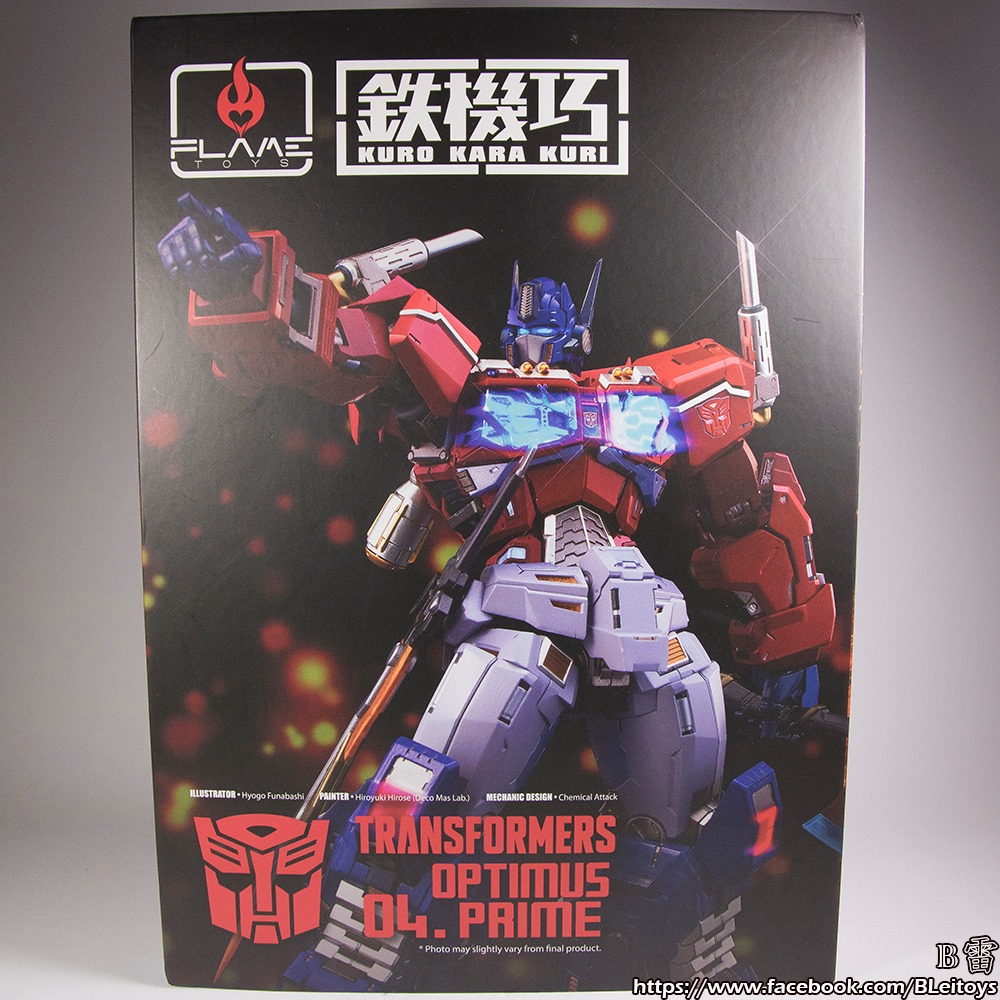 Flame Toys Kuro Kara Kuri #04 Optimus Prime In-Hand Transformers